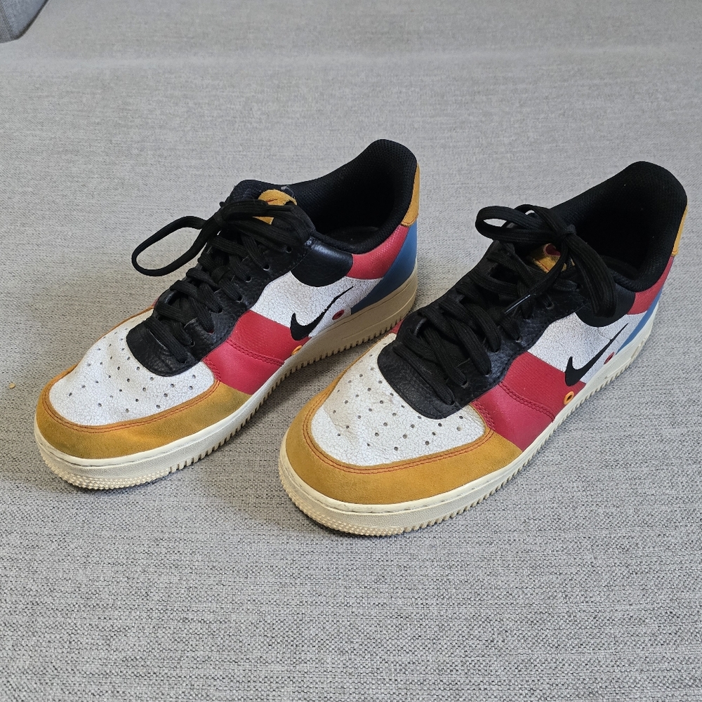 Nike multi-colored AF1 sneakers